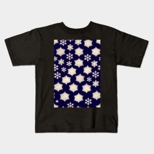 Christmas Seamless Pattern - Snowflakes #3 Kids T-Shirt